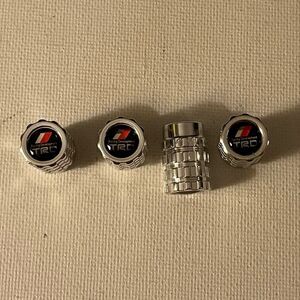 Toyota TRD valve Stem caps in Silver set of 4 NWT